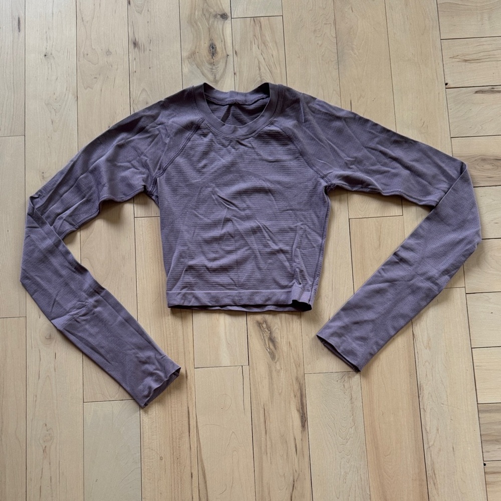 Lululemon Cropped Swiftly Long-Sleeve